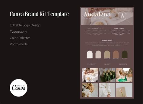 Brand Kit Template Graphic by Tímea Herczeg · Creative Fabrica