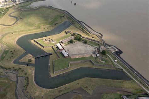 Tilbury Fort aerial image - Essex UK | Aerial images, Aerial, Fort