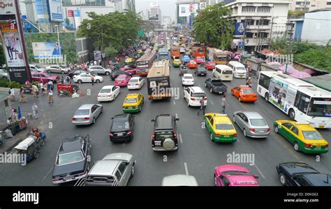 A traffic jam in Bangkok, Thailand Stock Photo - Alamy