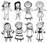 Cultural Coloring Pages sketch template