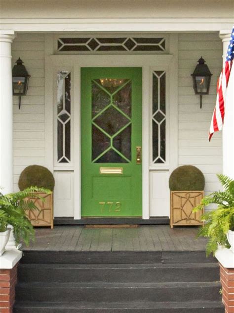 Exterior Colors | Green Front Door Ideas – Craftivity Designs