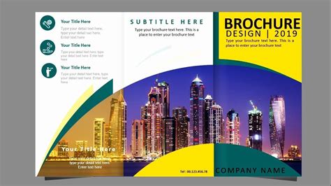 Creating A Flyer In Powerpoint Fresh How to Make A Brochure In Powerpoint in 2020 | How to make ...