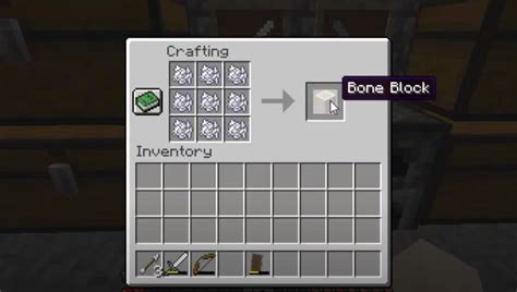 How To Make Bone Block: Minecraft Recipe