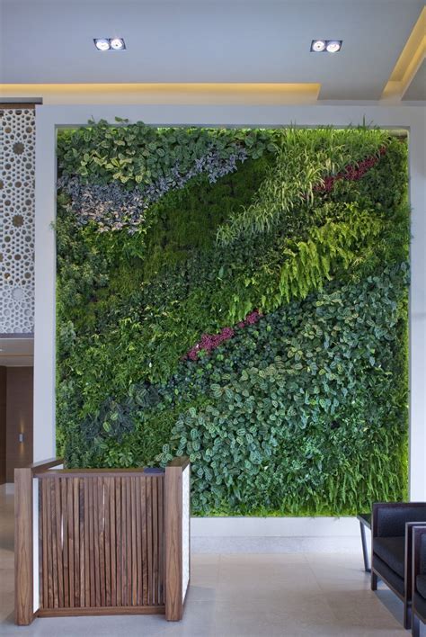 Green Wall | Vertical garden indoor, Green wall design, Vertical garden