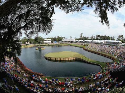 TPC Sawgrass' 17th hole: 'Congratulations. You're first ever to put it ...