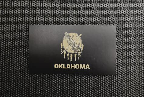 Infrared Oklahoma State Flag Patch – BritKitUSA