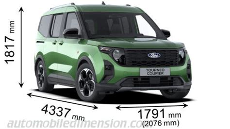 Ford Tourneo Courier 2024 dimensions, boot space and similars