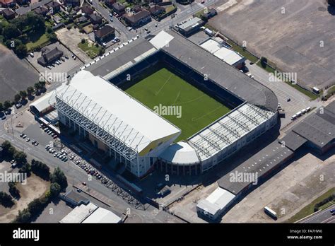 ELLAND ROAD STADIUM, Leeds. Aerial view. Home of Leeds United Football Club. Photographed in ...