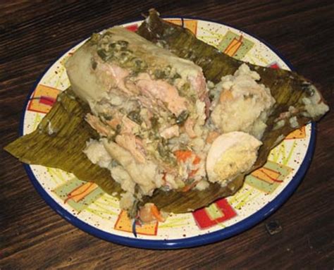 The recipe for Tamales tolimenses