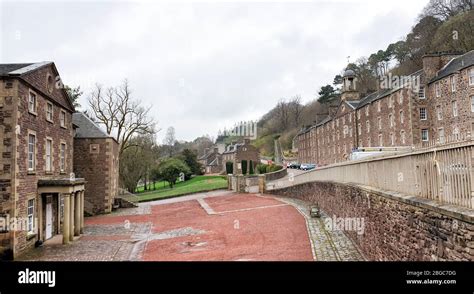 New Lanark and Falls of Clyde Circuit - Scotland - UK Stock Photo - Alamy