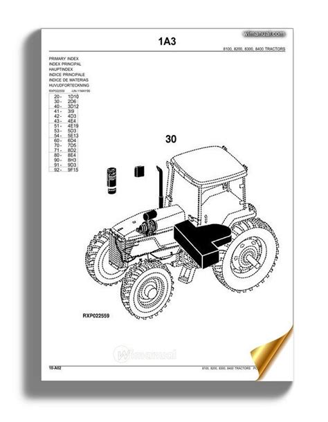 John Deere 8400 Parts Catalog