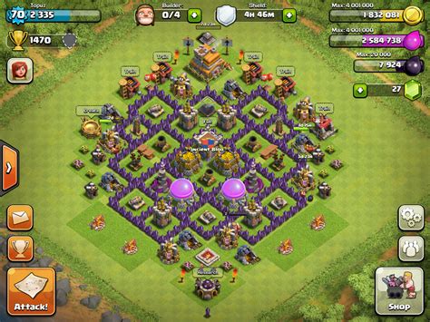 ClashWorld: Best TH7 Farm Base