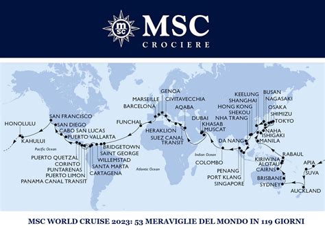 La nuova MSC World Cruise 2023 - La Gente dei Viaggi