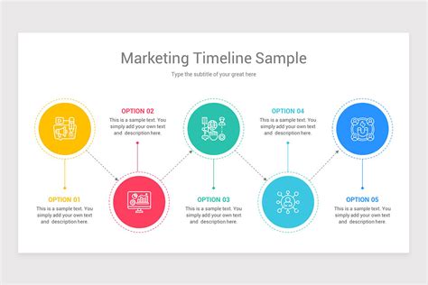 Marketing Timeline PowerPoint Template | Nulivo Market