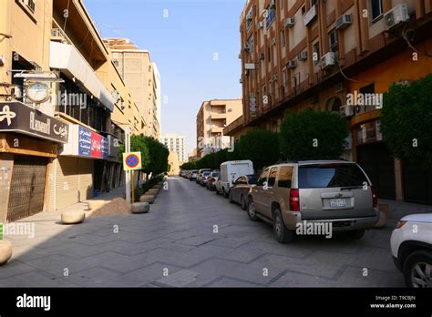 RIYADH, SAUDI ARABIA - DECEMBER 16, 2018: on the streets in the old ...