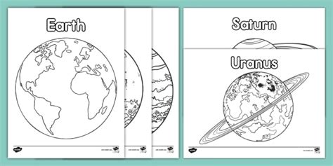 Venus Planet Coloring Page