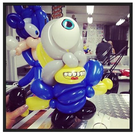 Balloon Minion from Despicable Me. #Balloon sculpture minion #balloon-sculpture-minion #balloon ...