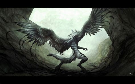 Wolf With Wings Wallpapers - Wallpaper Cave