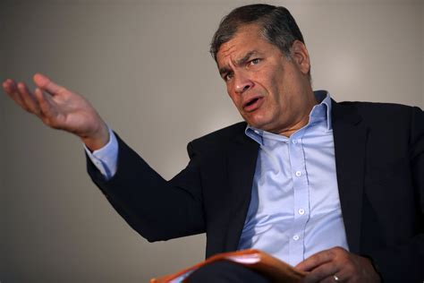 Exiled ex-Ecuador President Rafael Correa doesn’t exclude political ...