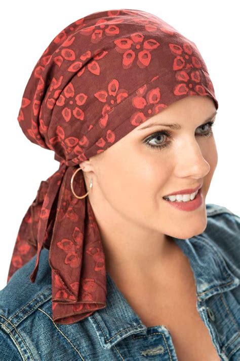 So Simple Scarf - Pre tied Scarf for Cancer Patients in 100% Cotton ...