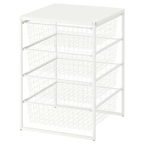 JONAXEL storage combination, white, 195/8x201/8x271/2" - IKEA | Bathroom shelving unit, Storage ...