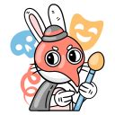 Bunny Stickers - Free animals Stickers