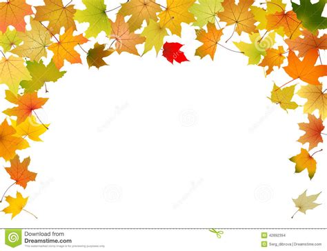 18 Fall Leaves Border Vector Images - Free Fall Autumn Leaves Border ...