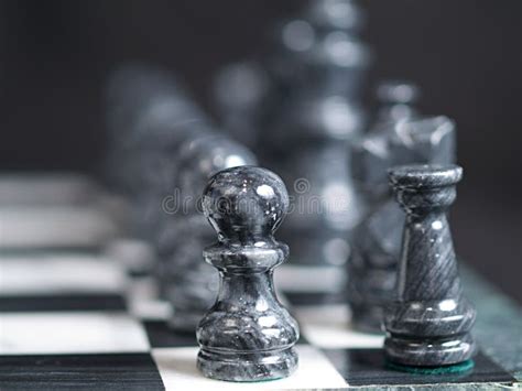 Black Chess Pieces stock photo. Image of pattern, soldier - 6991810