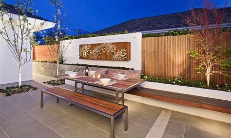 Modern outdoor seating area - Homedit