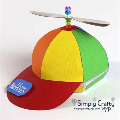 Propeller Baseball Hat | Baseball hats, 3d paper crafts, Paper crafts diy