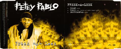 Promo, Import, Retail CD Singles & Albums: Petey Pablo - Freek-A-Leek - (Remix) - (Promo CD ...