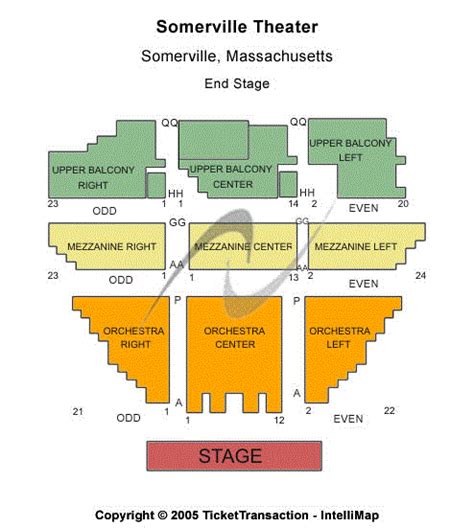 Somerville Theatre Seating Chart | Somerville Theatre Event Tickets ...