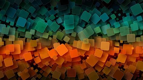 Orange And Blue Illustration Digital Art 4K HD Abstract Wallpapers | HD Wallpapers | ID #46810