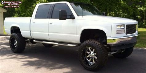 Chevrolet Silverado 1500 Fuel Maverick D260 Wheels Chrome with Gloss Black Lip