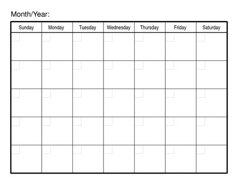 30 Day Calander ⋆ Calendar for Planning