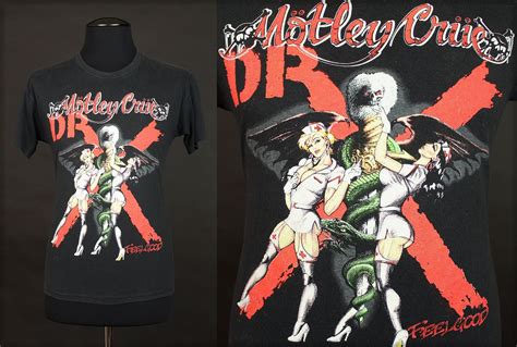 ViNtAgE 80's Motley Crue Dr. Feelgood Tour by paintitblackvintage