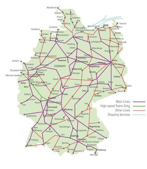 Rail Routes in Germany - Smoke Tree Manor