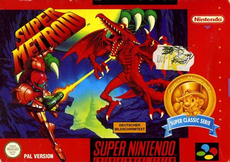 Super Metroid (1994) SNES box cover art - MobyGames