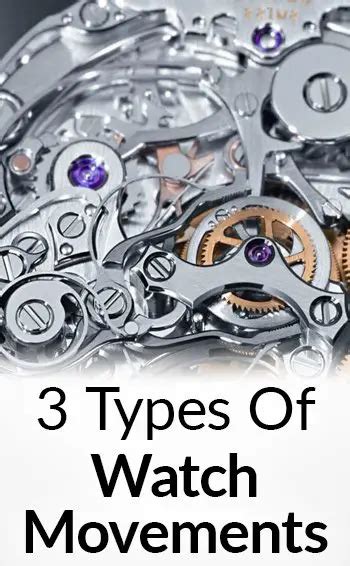 3 Types Of Watch Movements | Difference Between Quartz, Mechanical, Automatic Timepieces