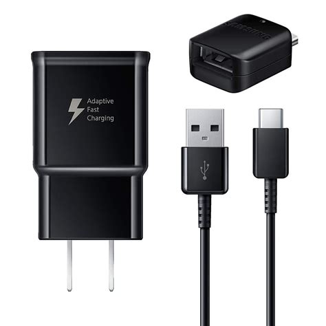 Adaptive Fast Charger [Wall Charger + Type-C USB Cable + OTG Adapter ...