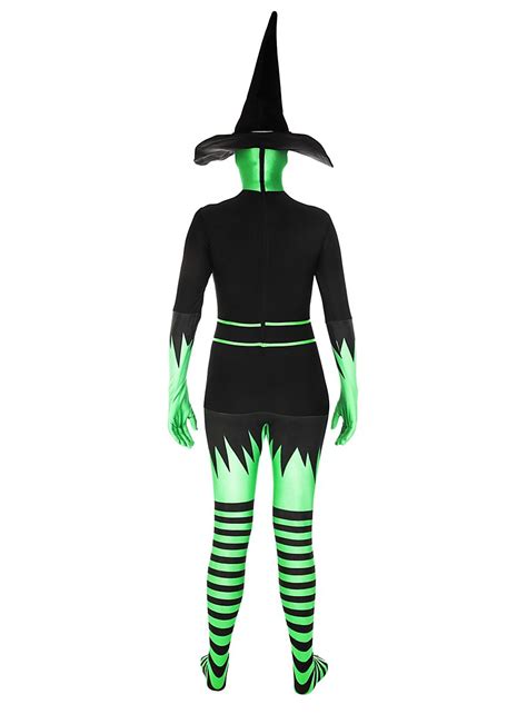 Morphsuit Green Witch Full Body Costume - maskworld.com