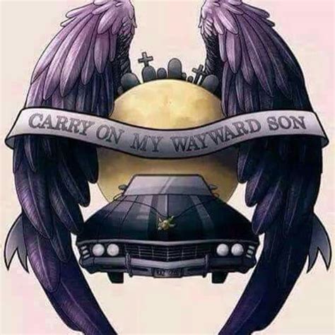 Carry on my wayward son Tumblr Supernatural, Supernatural Drawings ...