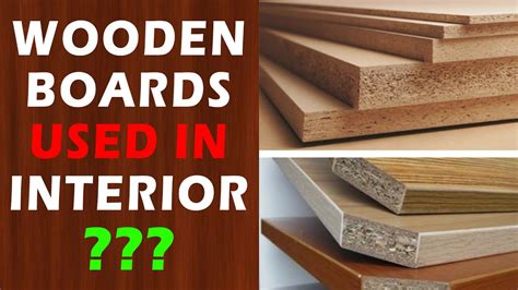 Different Types of Wooden Boards Used in Interiors |eg. MDF, HDHMR, WPC ...