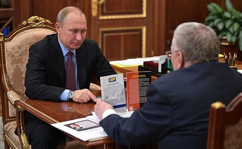 Meeting with leader of Liberal Democratic Party Vladimir Zhirinovsky • President of Russia