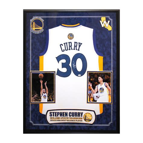 Framed + Signed NBA Jersey // Steph Curry I - Legends Of Basketball ...