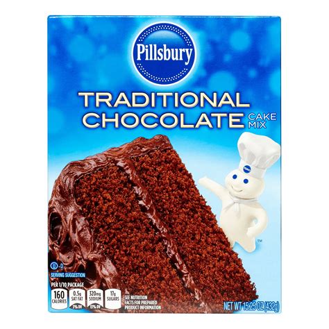 Pillsbury Traditional Chocolate Cake Mix, 15.25 Oz - Walmart.com