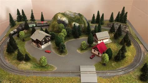 Miniature Z scale Layout Diorama - YouTube