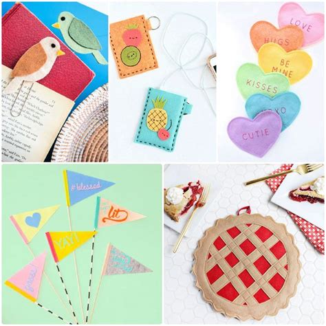 25 Easy DIY Felt Crafts, Projects and Free Patterns