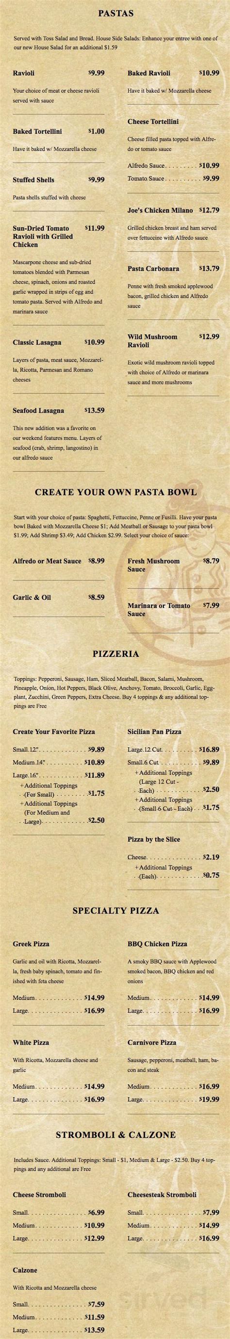 Burnham OIP menus in Burnham, Pennsylvania, United States