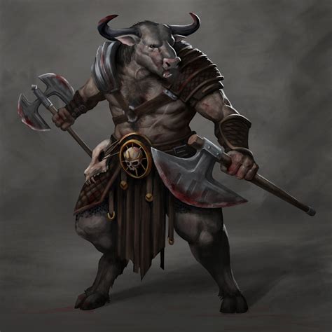 ArtStation - Dnd Minotaur